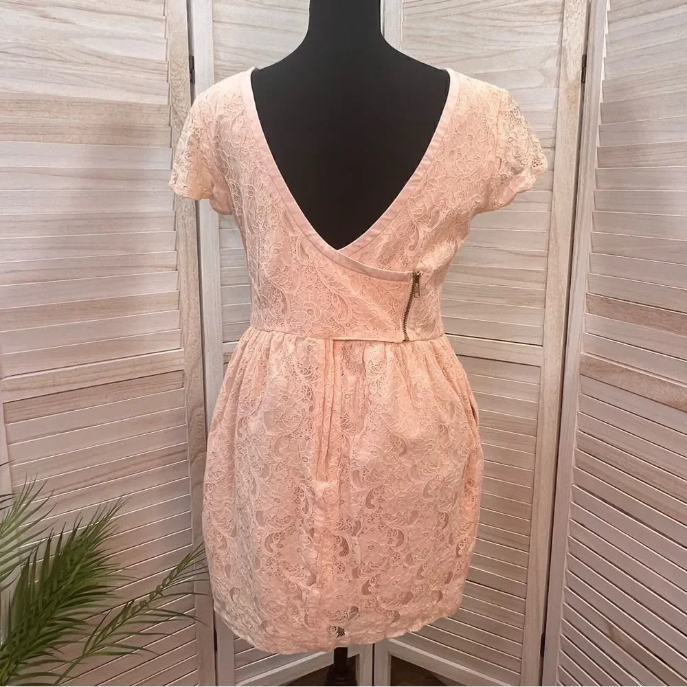 H&M Conscious Collection Lace Overlay Dress 10